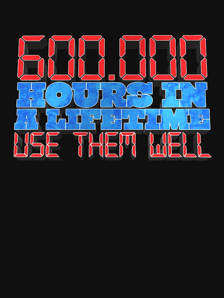 600.000 Hours in a Lifetime - Lex Fridman Twitter Quote Fan Design - Lex  Fridman Podcast - Posters and Art Prints