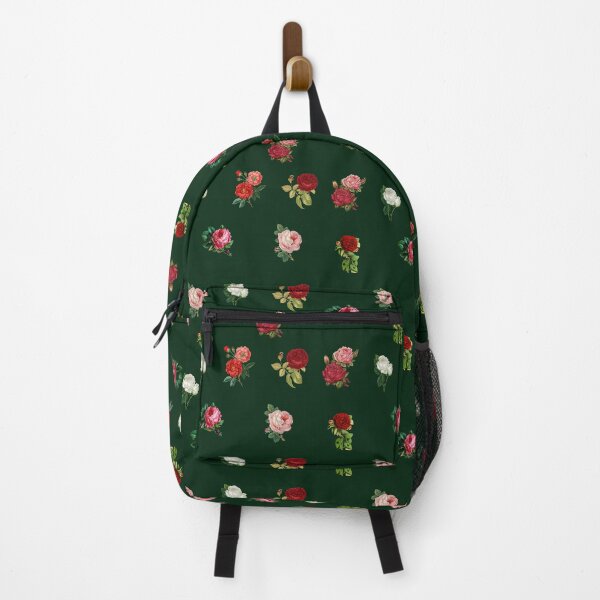 Item preview, Roses pattern on a dark green background designed and sold by ArtStore-EC.