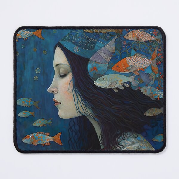Item preview, Meditation and Colourful Fish designed and sold by Susan  Gallagher.