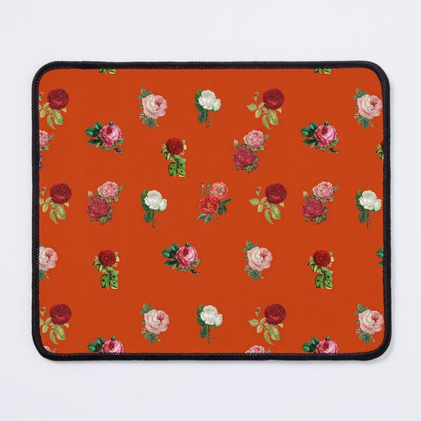 Item preview, Roses pattern on a dark orange background designed and sold by ArtStore-EC.