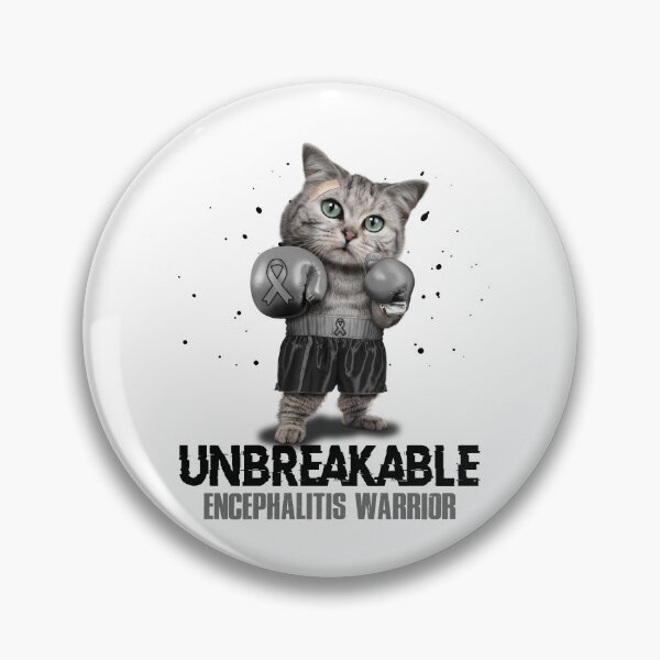 Item preview, Encephalitis Warrior - UNBREAKABLE - Encephalitis Ribbon designed and sold by EdithShop59.