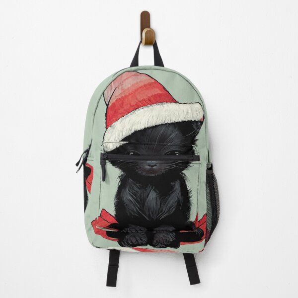 Item preview, Chibi-Style Kitten Wearing a Santa Hat #2 designed and sold by Galviato.