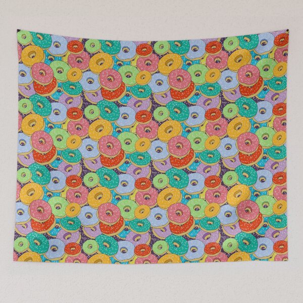 Item preview, Donut doughnut dessert treat pastry retro designed and sold by Cedarrue.