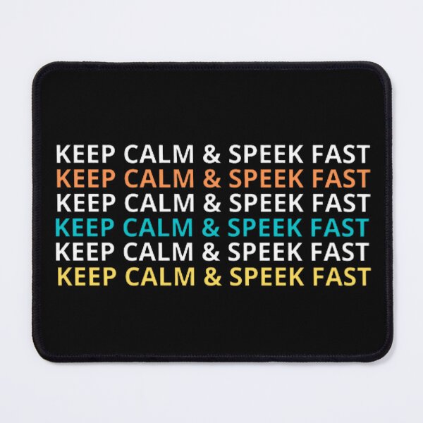 Item preview,  KEEP CALM AND SPEAK FAST designed and sold by mystylecorner.