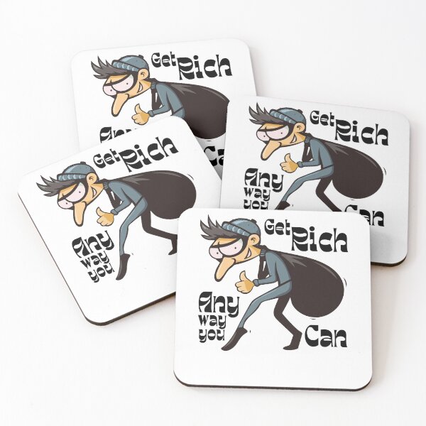 Item preview, Funny Burglar Thief | Get Rich Any way you Can designed and sold by mkzmerch.