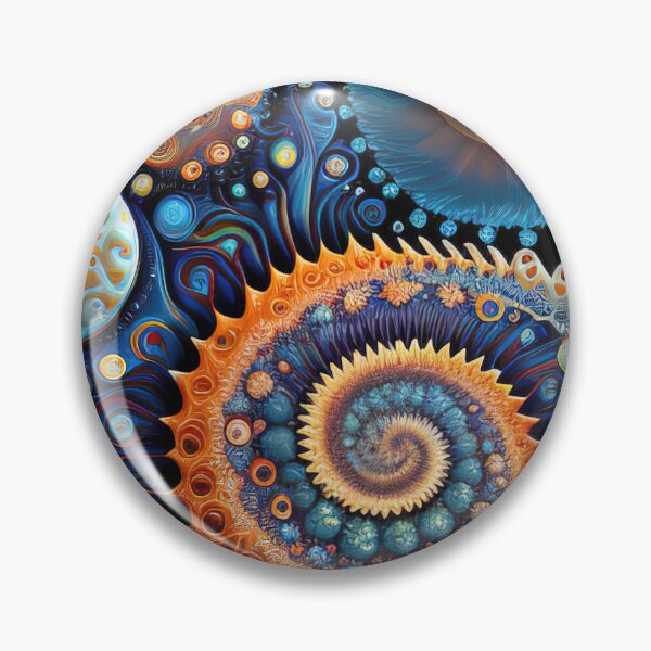 Item preview, Colorful and vibrant fibonacci sequence micro organism designed and sold by RK - Shop.