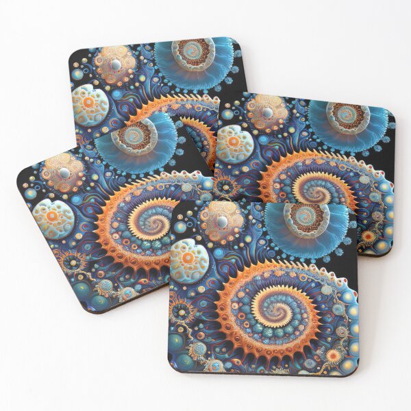 Item preview, Colorful and vibrant fibonacci sequence micro organism designed and sold by RK - Shop.
