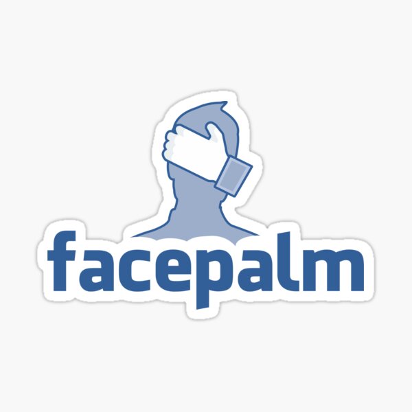 Item preview, Facepalm designed and sold by racooon.