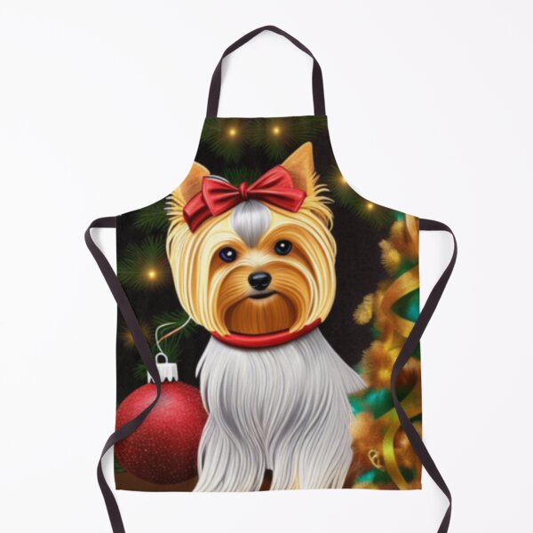 Item preview, Yorkshire Terrier Dog Christmas Celebration 5 designed and sold by AnadAA.