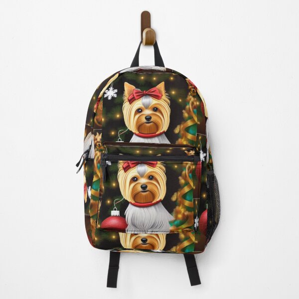 Item preview, Yorkshire Terrier Dog Christmas Celebration 5 designed and sold by AnadAA.