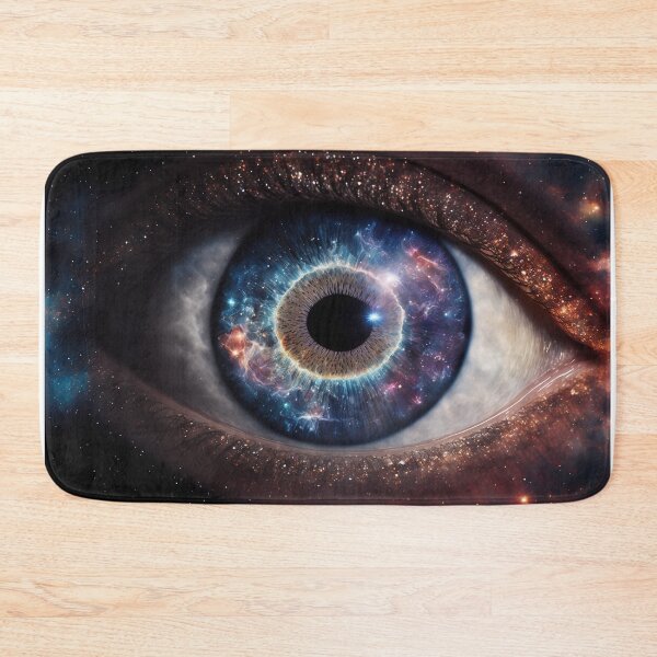 Item preview, Galaxy Space Eye Universe Close Up Stars and Planets Digital Art designed and sold by Bitcoin-Fashion.