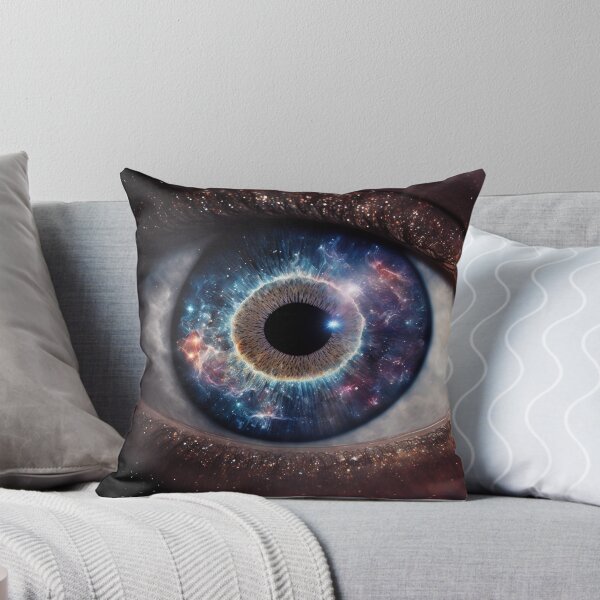 Item preview, Galaxy Space Eye Universe Close Up Stars and Planets Digital Art designed and sold by Bitcoin-Fashion.