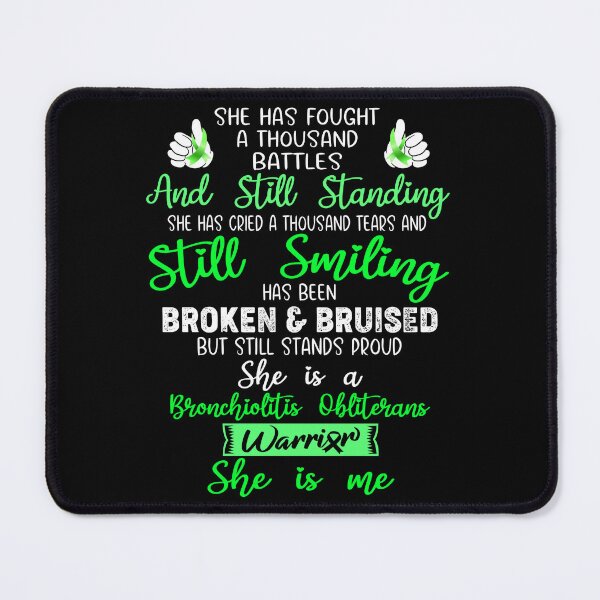 Item preview, Bronchiolitis Obliterans Warrior SHE IS ME - Support Bronchiolitis Obliterans Fighter Gifts designed and sold by Berriosly.