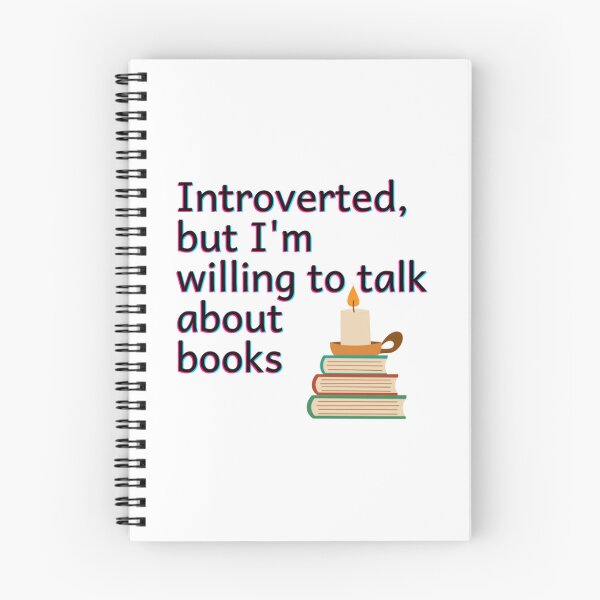 Item preview, Introverted but willing to talk about books designed and sold by DianaAthena8.