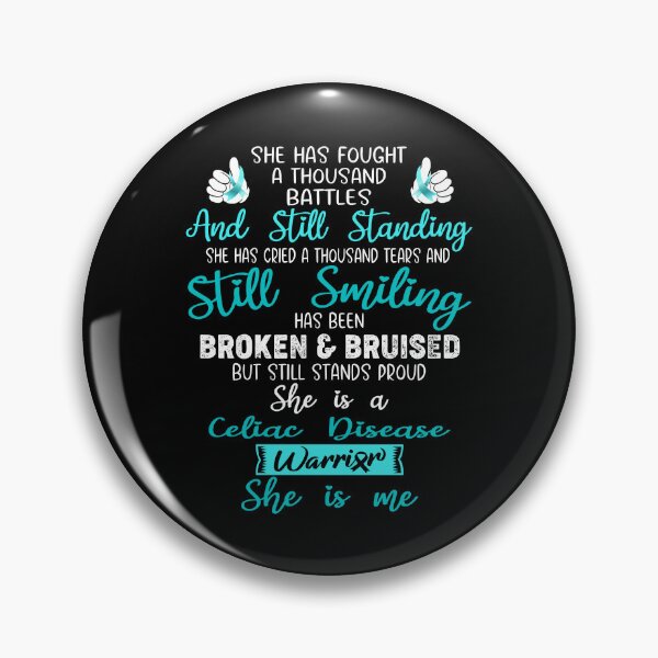 Item preview, Celiac Disease Warrior SHE IS ME - Support Celiac Disease Fighter Gifts designed and sold by Berriosly.