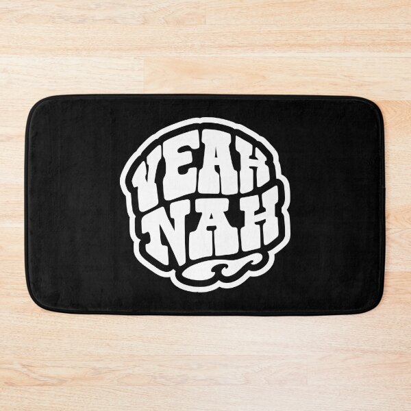 Item preview, Yeah Nah Classic Kiwiana Black and White designed and sold by Kiwidom.