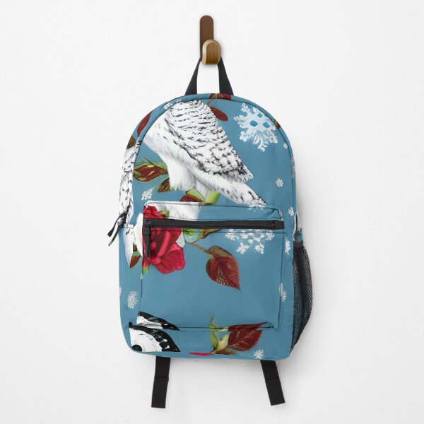 Artikelvorschau, Schneeeulen und Rosen entworfen und verkauft von Poetic Patterns Studio.