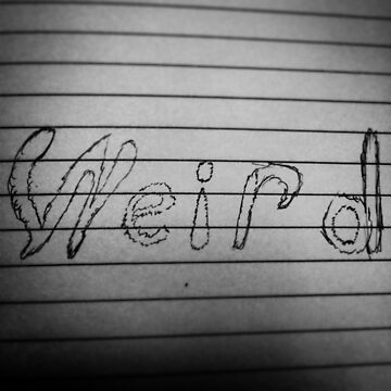 Artwork thumbnail, Weird by Noah Waters