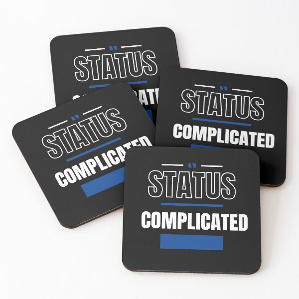 Item preview, WHAT'S YOUR STATUS ? - FUNNY AND QUIRKY RELATIONSHIP STATUS designed and sold by JakNJill.