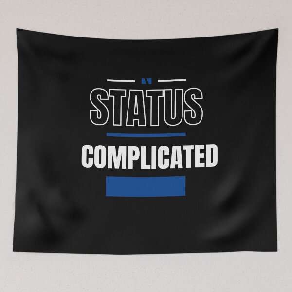 Item preview, WHAT'S YOUR STATUS ? - FUNNY AND QUIRKY RELATIONSHIP STATUS designed and sold by JakNJill.