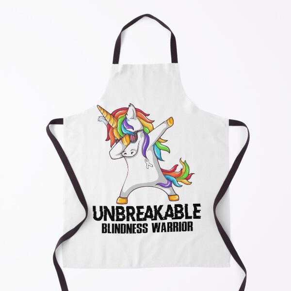 Item preview, Blindness Awareness - Unicorn Blindness Warrior Ribbon UNBREAKABLE designed and sold by Fernandezf.