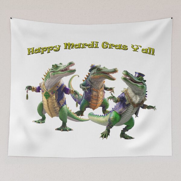Item preview, Happy Mardi Gras Yall designed and sold by Scrumptious Designs.