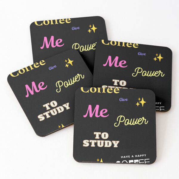 Item preview, Coffee give me power to study  designed and sold by Ahmed Aid.