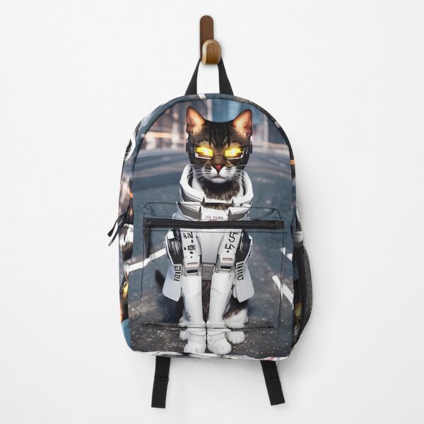 Item preview, Cyberpunk Cat - Modern Digital Art designed and sold by Ai-michiart.