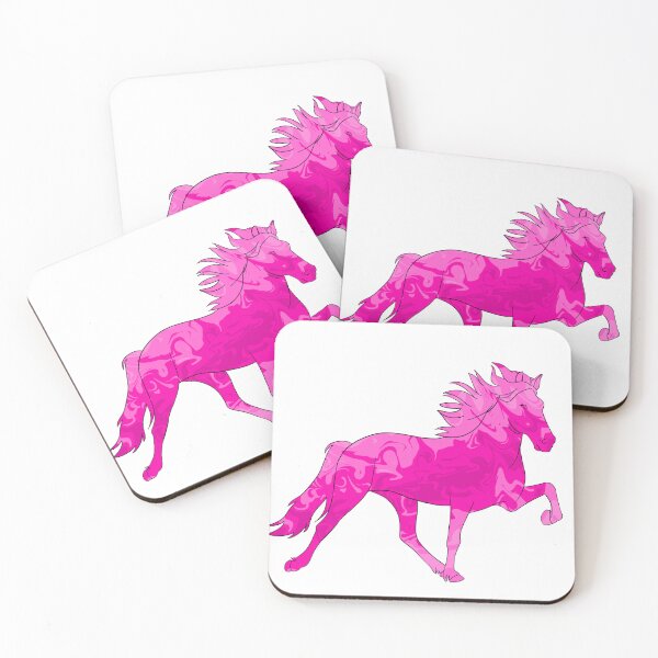 Item preview, Iconic Icelandic Horse Pink designed and sold by theaadesigns.