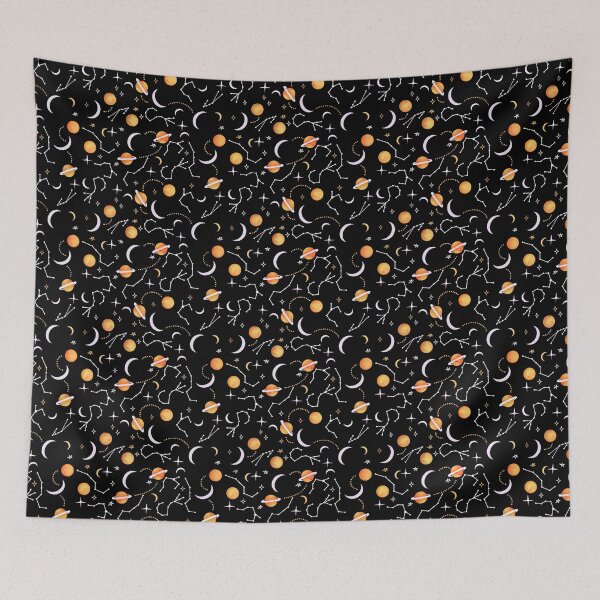 Item preview, Whimsigoth Space on Black designed and sold by Cass Noel Studio.