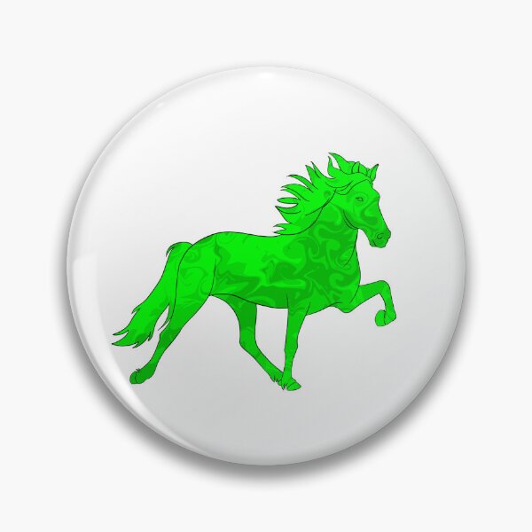 Item preview, Iconic Icelandic Horse Green designed and sold by theaadesigns.