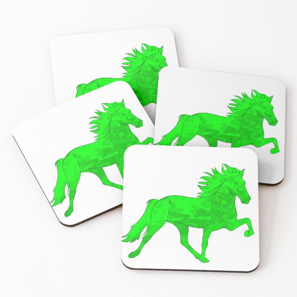 Item preview, Iconic Icelandic Horse Green designed and sold by theaadesigns.