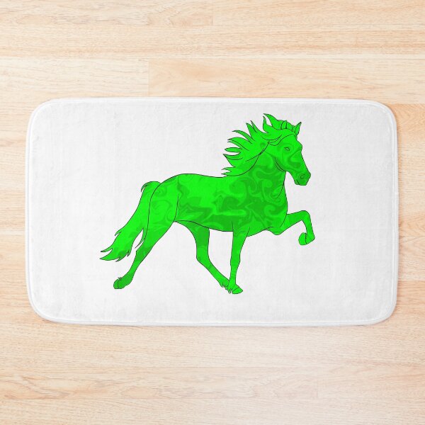 Item preview, Iconic Icelandic Horse Green designed and sold by theaadesigns.