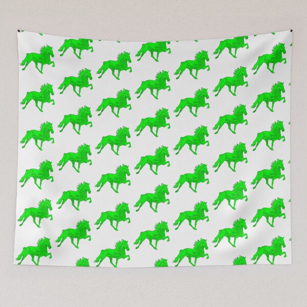 Item preview, Iconic Icelandic Horse Green designed and sold by theaadesigns.