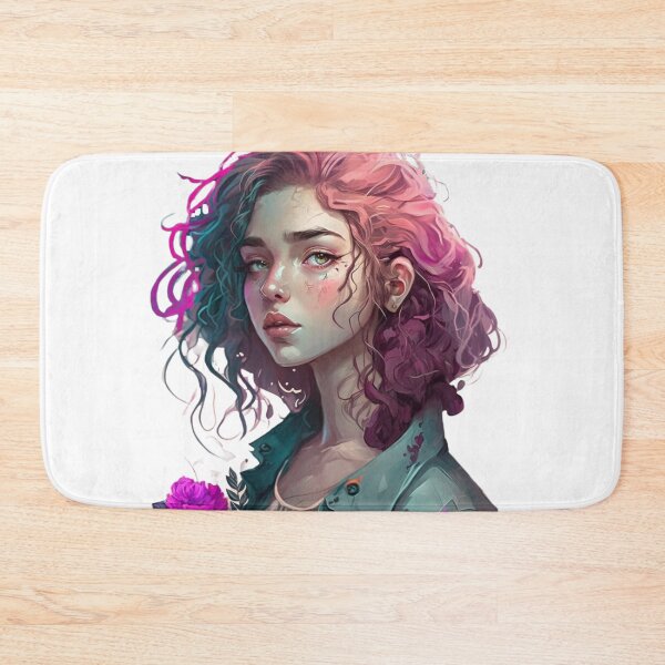 Item preview, Curly Hair Girl designed and sold by DianaaBoutique.