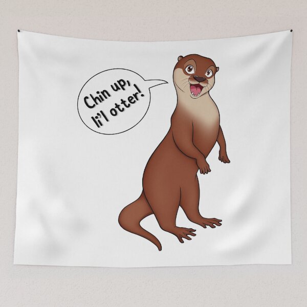 Item preview, Encouraging Happy Otter  designed and sold by lucy-mac.