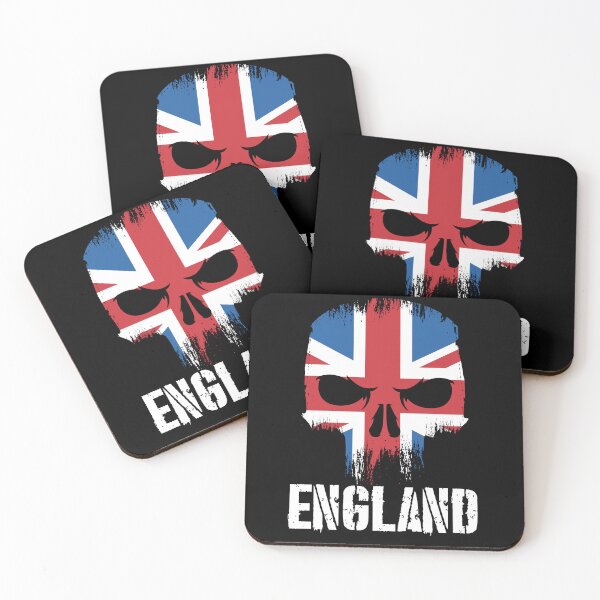 Artikelvorschau, England-Flaggen-Schädel Union Jack entworfen und verkauft von MasterKlaw.