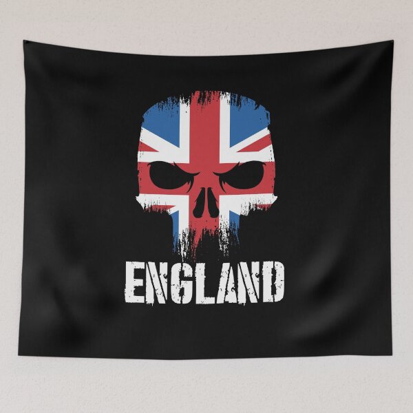 Artikelvorschau, England-Flaggen-Schädel Union Jack entworfen und verkauft von MasterKlaw.