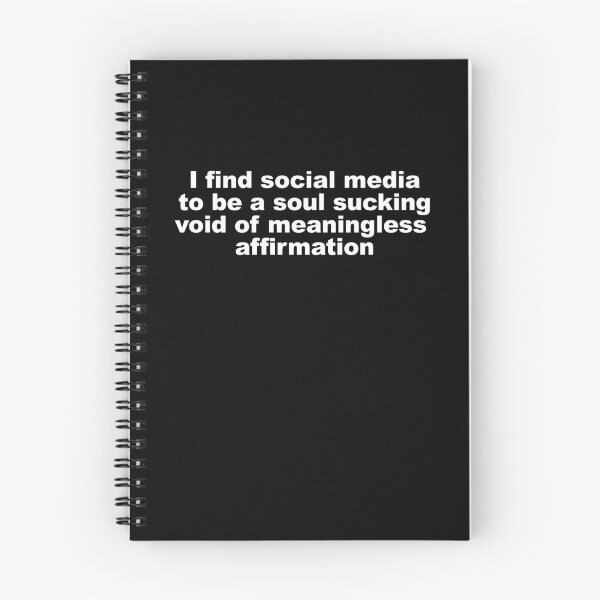 Item preview, Social media can be a soul sucking void of meaningless affirmation Addams quote designed and sold by Dope-designs-18.
