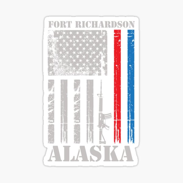 "Fort Richardson Alaska US Army" Sticker for Sale by AdamFathi Redbubble