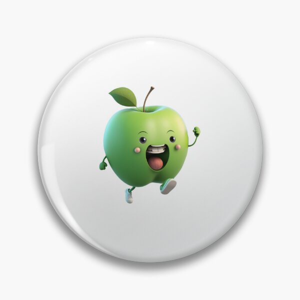 Item preview, Running Apple Themed Character designed and sold by ByDigitalDream.