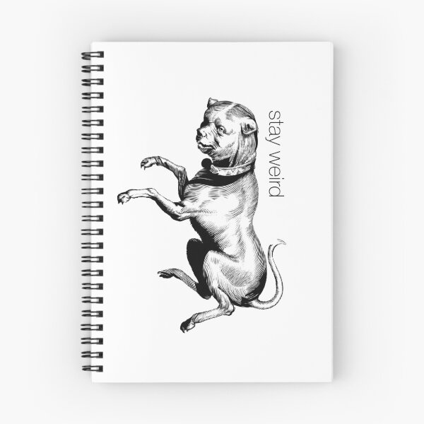 Item preview, Copy of Stay weird art dog black designed and sold by trentnin.