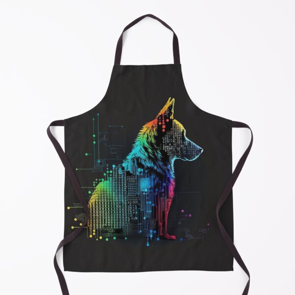 Item preview, Multicolored Computerized-Looking Dog #1 designed and sold by Galviato.