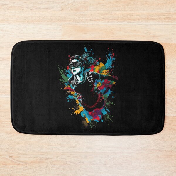 Item preview, Skydiving, free fall, nothing compares, the sky is my playground, screen print style designed and sold by Orianah.