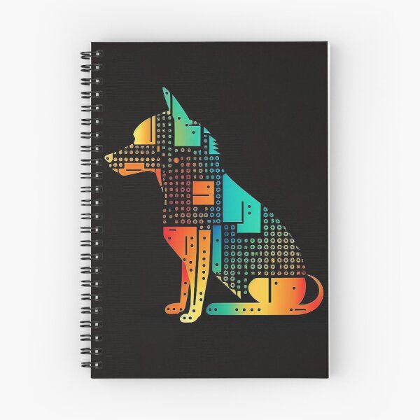 Item preview, Multicolored Computerized-Looking Dog #2 designed and sold by Galviato.