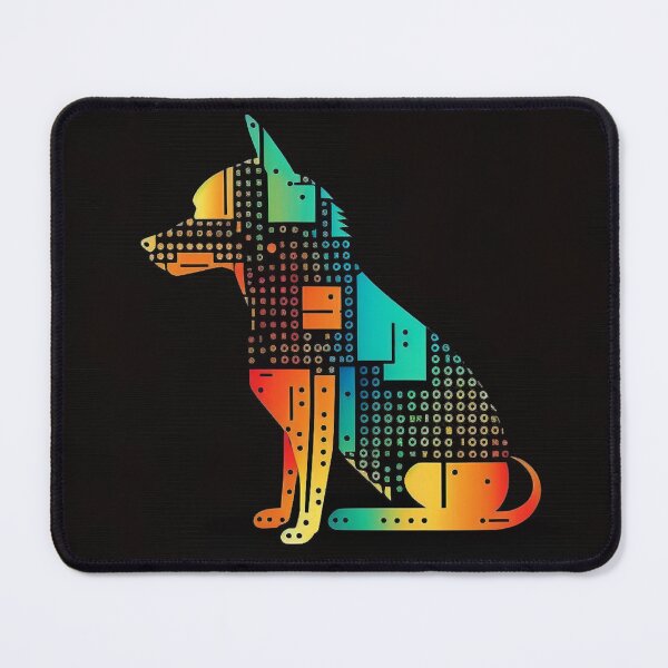 Item preview, Multicolored Computerized-Looking Dog #2 designed and sold by Galviato.