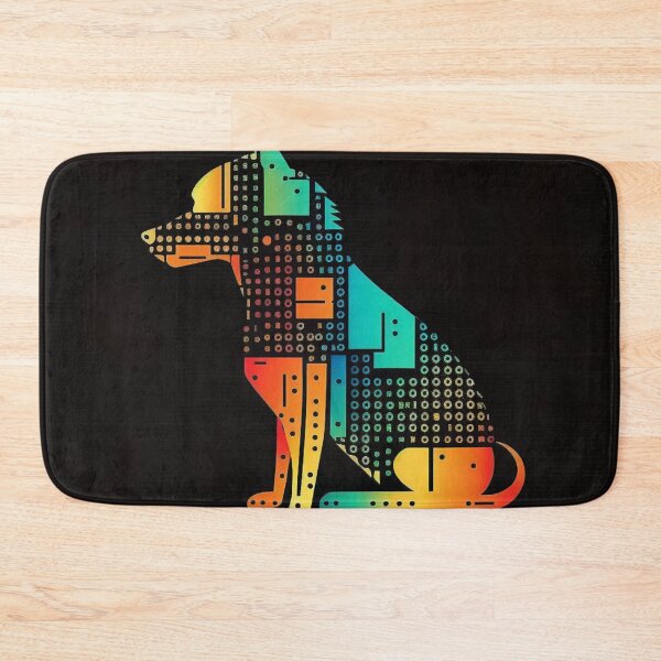 Item preview, Multicolored Computerized-Looking Dog #2 designed and sold by Galviato.