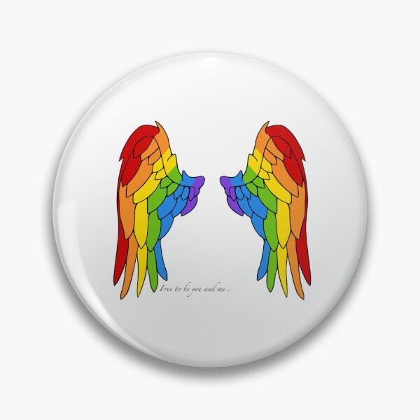 Item preview, Rainbow angel wings designed and sold by marief2004.