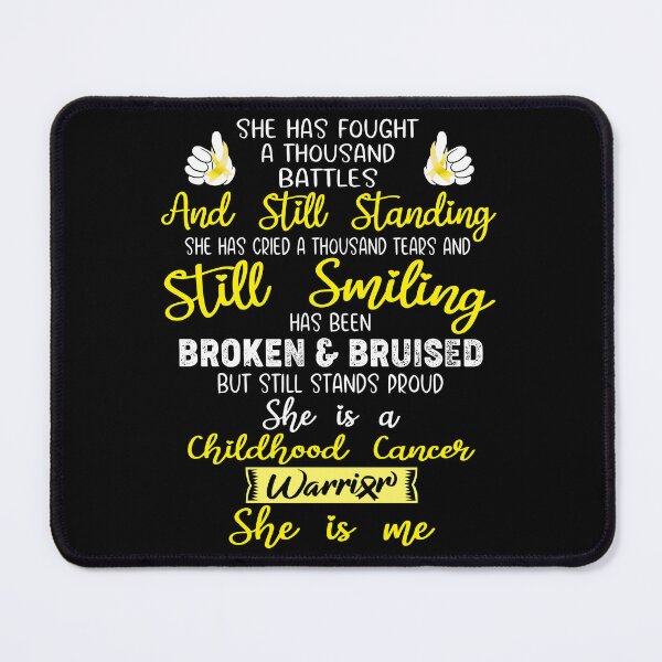 Item preview, Childhood Cancer Warrior SHE IS ME - Support Childhood Cancer Fighter Gifts designed and sold by Berriosly.