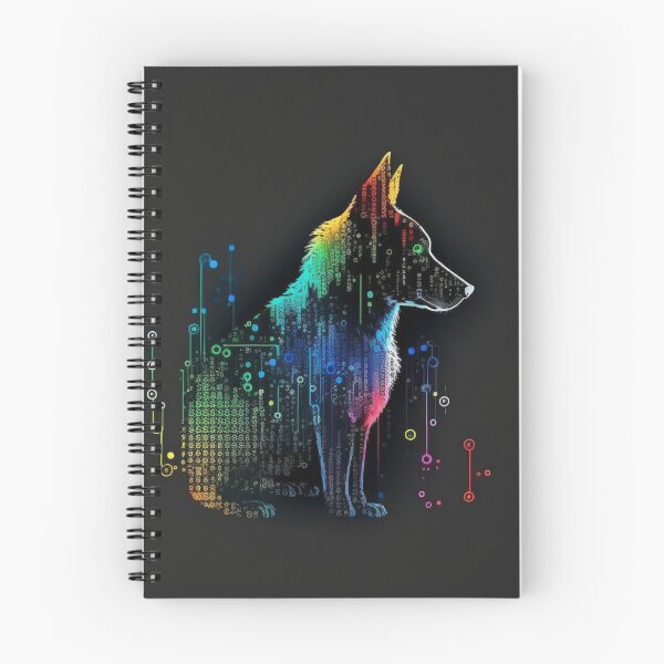 Item preview, Multicolored Computerized-Looking Dog #3 designed and sold by Galviato.